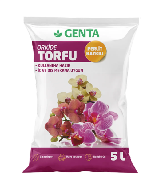 Genta Orkide Toprağı Torfu