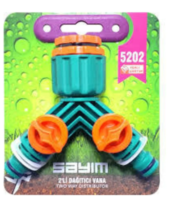 Bahçe Hortumu 2'li Jak Dağıtıcı (1/2'' 3/4'' -1'')