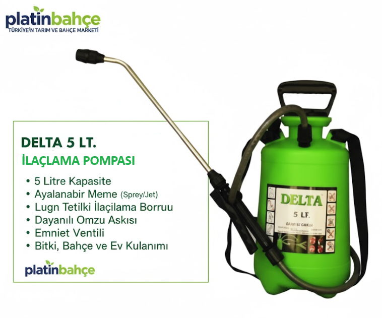 Delta 5 Litre Kollu ilaçlama Pompası / 5 lt