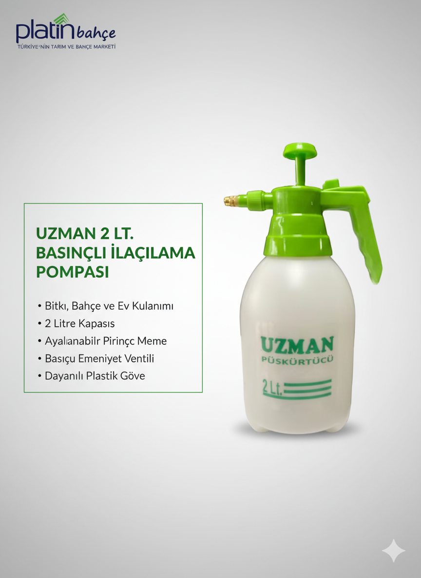Uzman 2 Litre Basınçlı İlaçlama Pompası