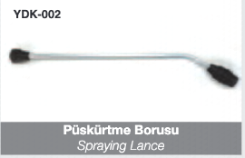 Delta Pompa Pulverizatör 5 lt, 7 lt, 10 lt ve 16 lt Ürünler İçin Yedek Parçaları Püskürtme Borusu