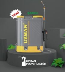 Uzman 16 LT Akülü Şarjlı İlaçlama Pompası Pulverizatörü USR-403