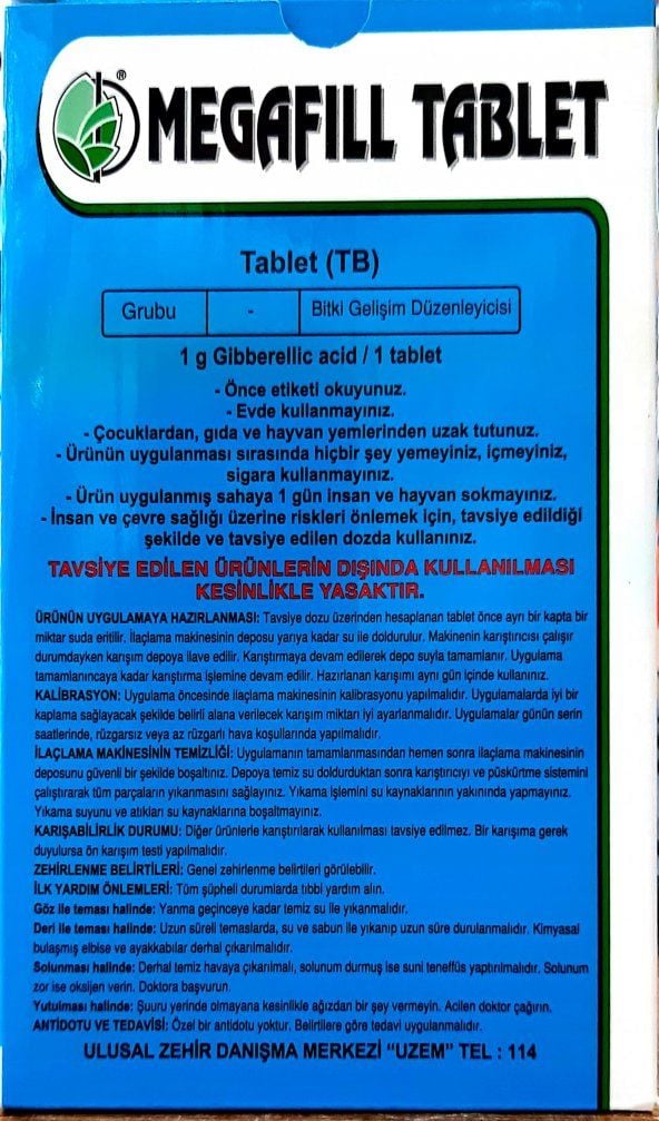 Megafill Tablet 10x10gr