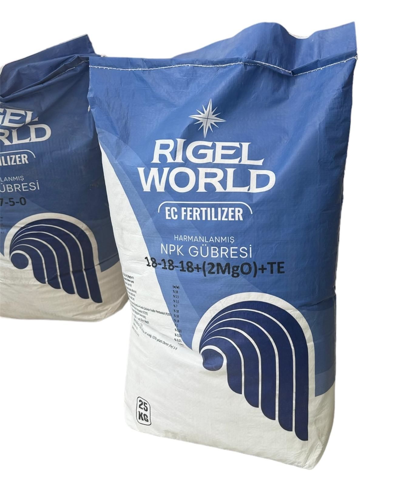 Rigel World 18-18-18+(2MgO)+TE EC Fertilizer Harmanlanmış NPK Gübresi