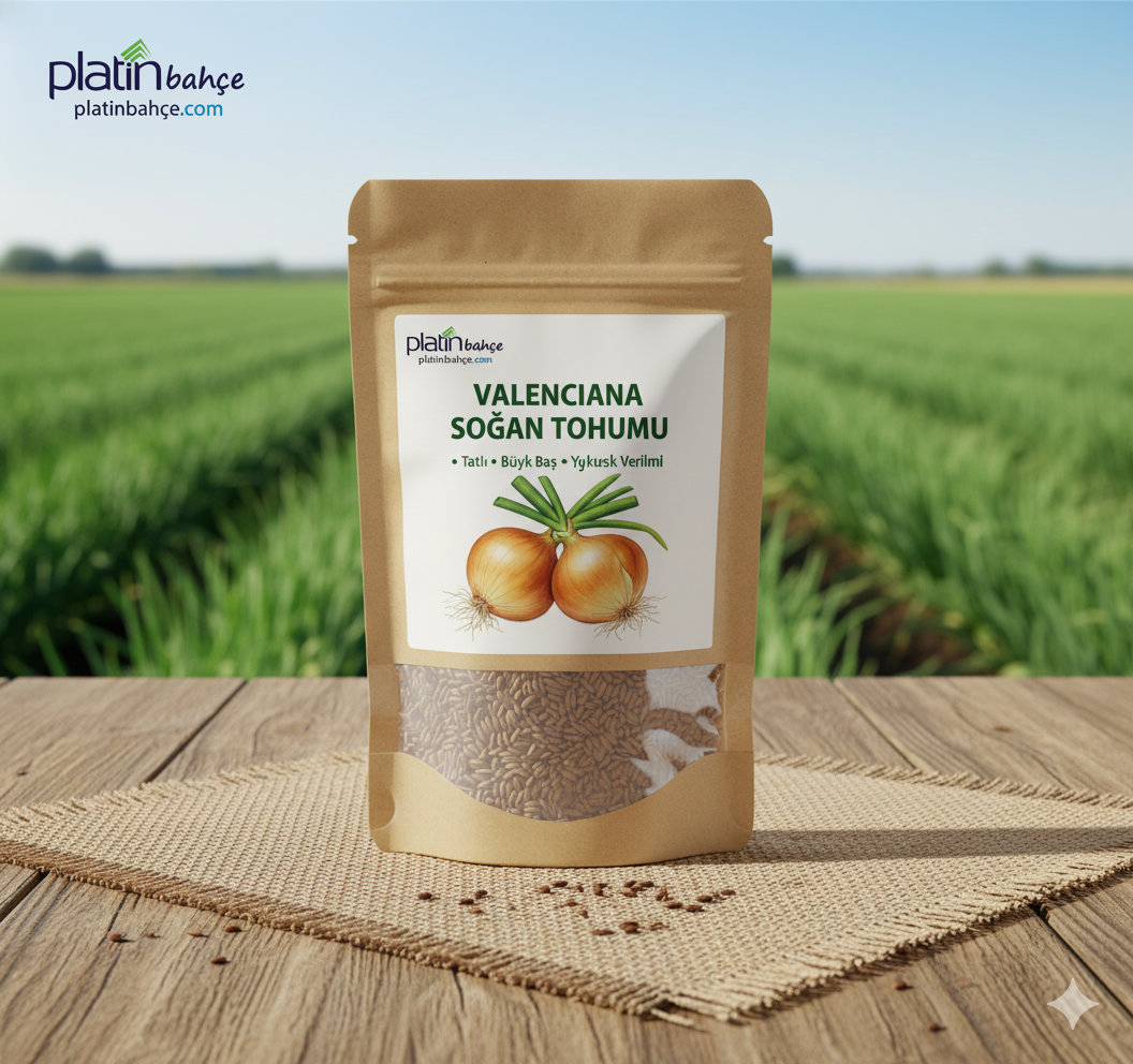 Doğal Geleneksel Uzun Gün Valenciana Soğan Tohumu 10 gram