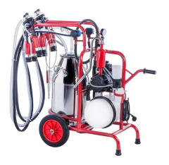 Kurtsan KM04096 Çift Sağım Tek Güğüm Süt Sağım Makinesi 40 Litre (Yağlı)