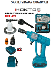 Yüksek Basınçlı Akülü Oto Araba Yıkama Makinesi Şarjlı