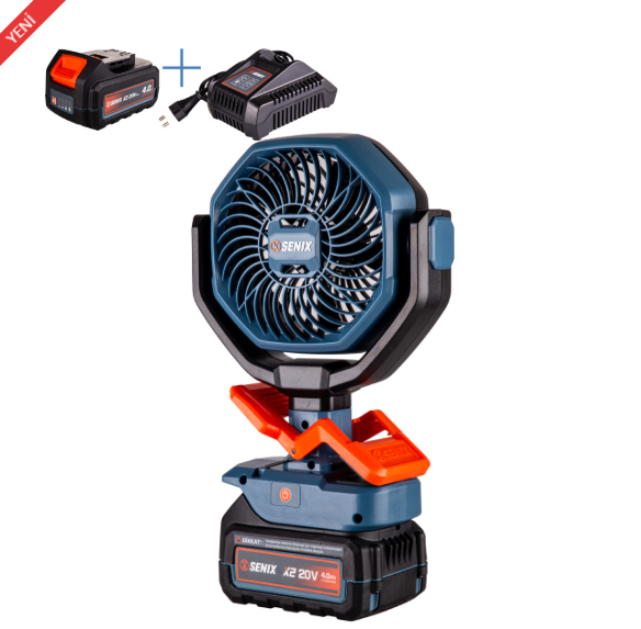 SENIX FNX2-M2-EU Akülü Vantilatör 4.0Ah