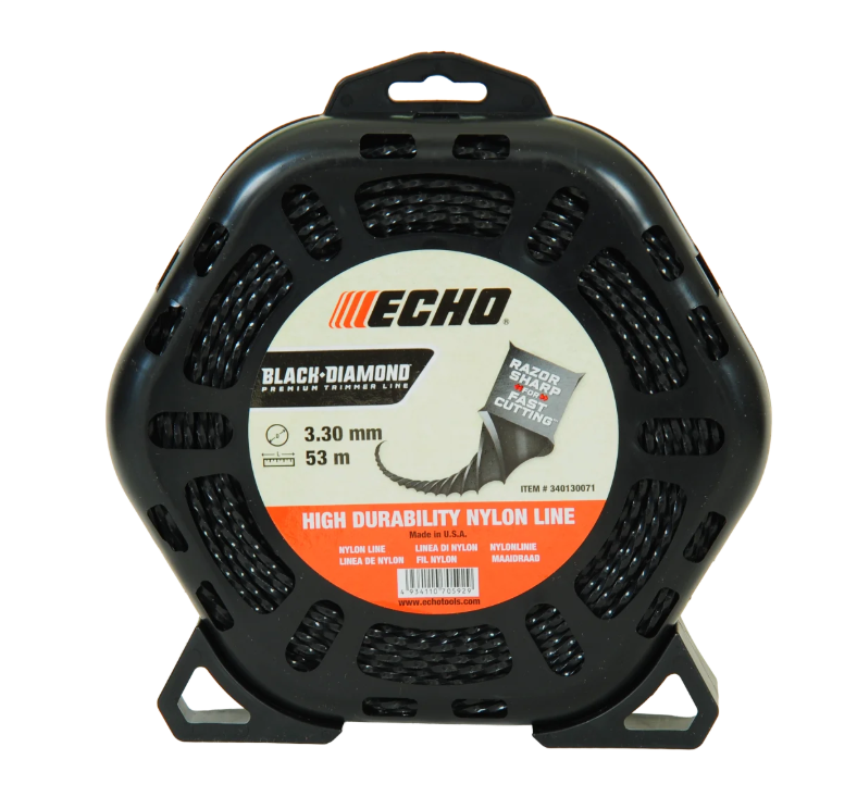 ECHO Burgulu Siyah 3,3 mm 53 mt Misina